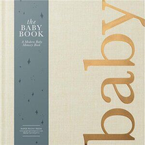 The Baby Memory Book: Beautiful Modern Baby Book and Scrapbook for Baby